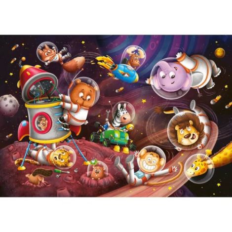 Puzzle Ravensburger Spațiu 2x12 | Joc Educativ - imagine 2