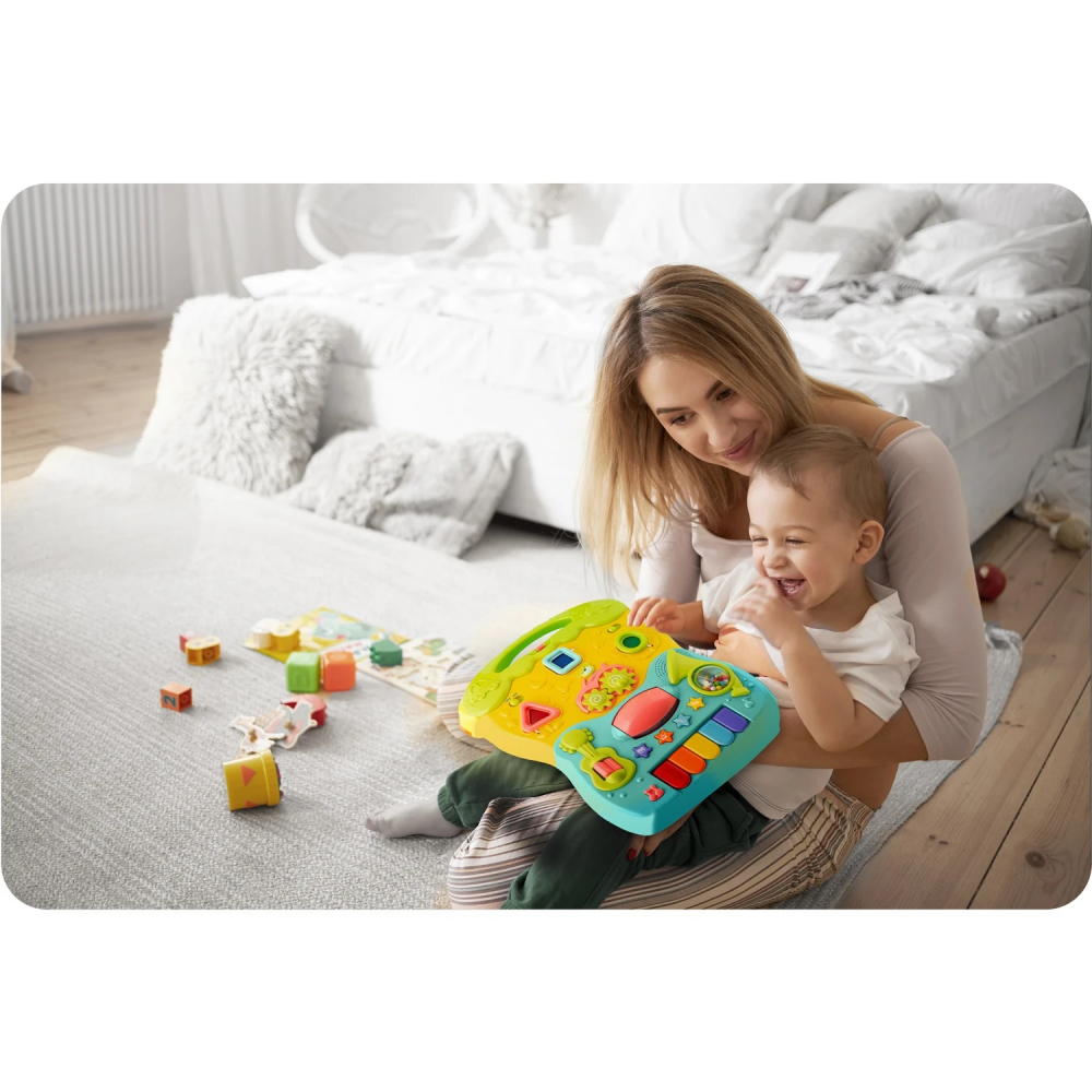 Antepremergător Ricokids 2in1 Turcoaz cu Pian - imagine 7