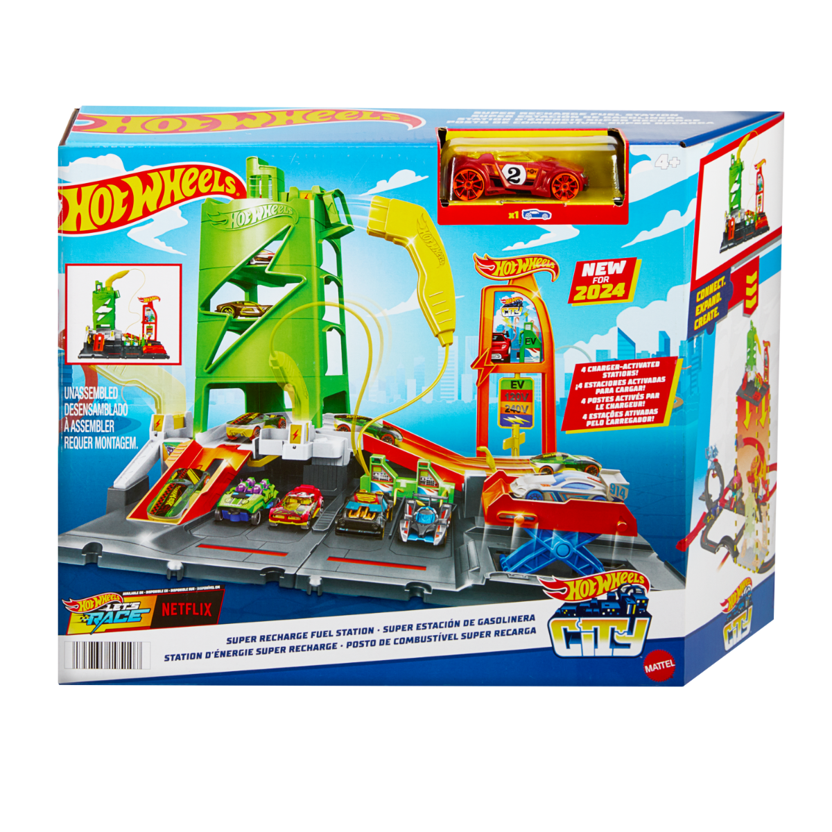 Hot Wheels Statie Alimentare cu Masina inclusa