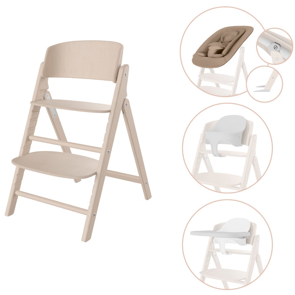 Scaun de Masa Cybex Click Fold 4 in 1 All Natural