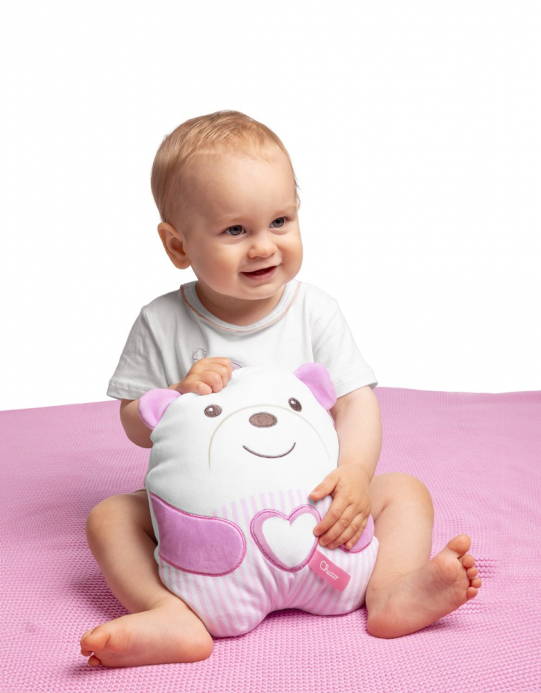 Ursulet Chicco First Dreams cu Melodii Roz