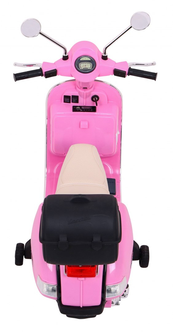 Scuter Electric Vespa Roz 12V Copii - imagine 8