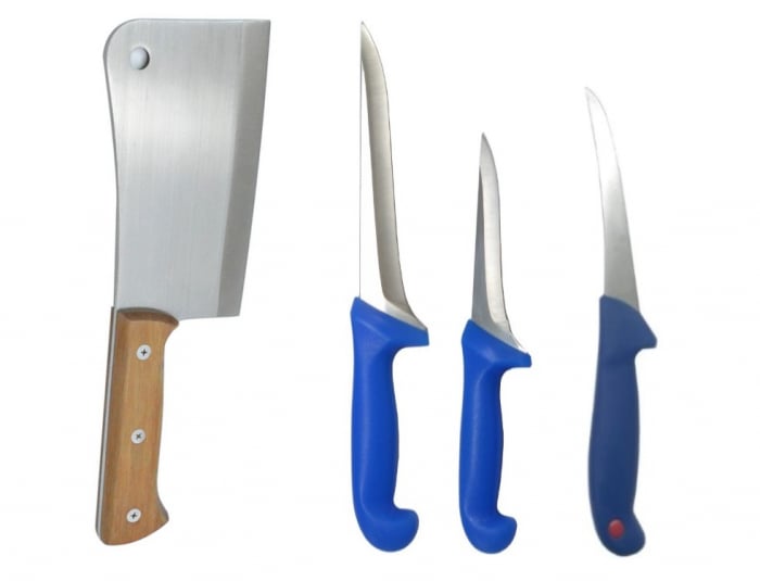 Set Cutite Profesionale Macelarie 4 Buc