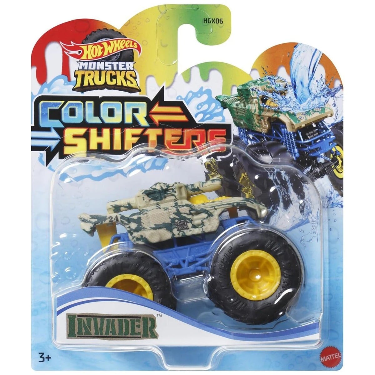 Hot Wheels Color Shifters Invadator HVH87
