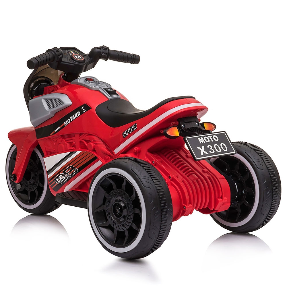Motocicleta Electrică Chipolino Sport Max Roșu 6V