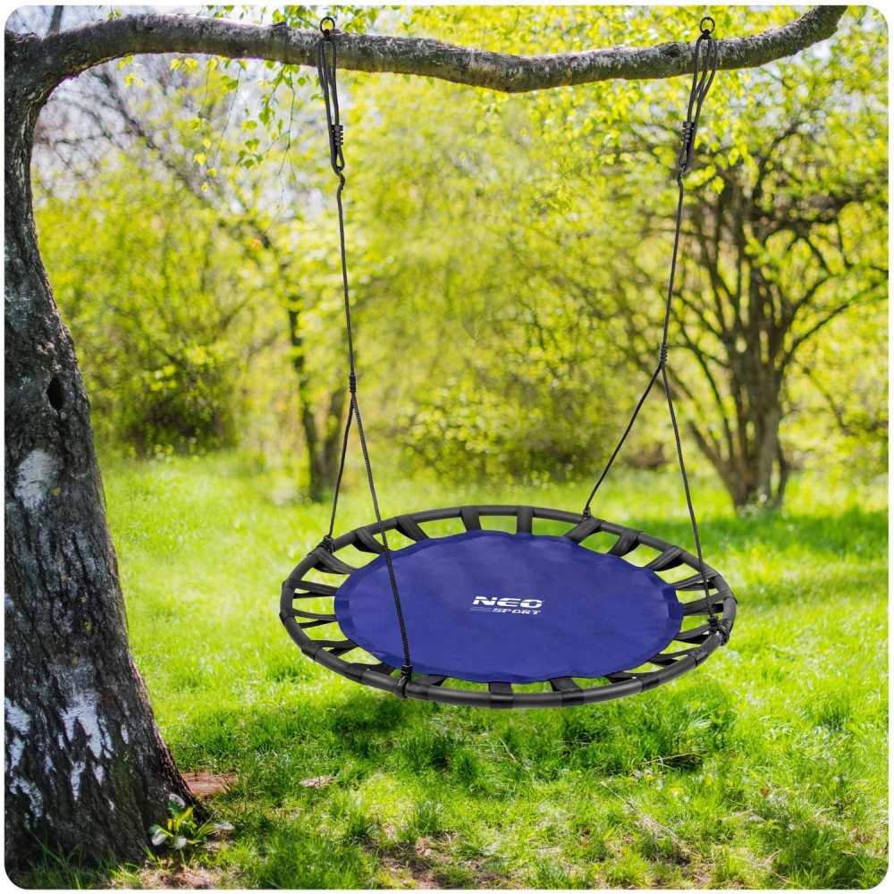 Leagan tip cuib Neo-Sport, 150 kg, Albastru - imagine 2