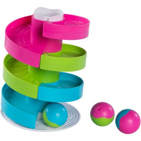 Turnulet cu bile Wobble Run Fat Brain Toys