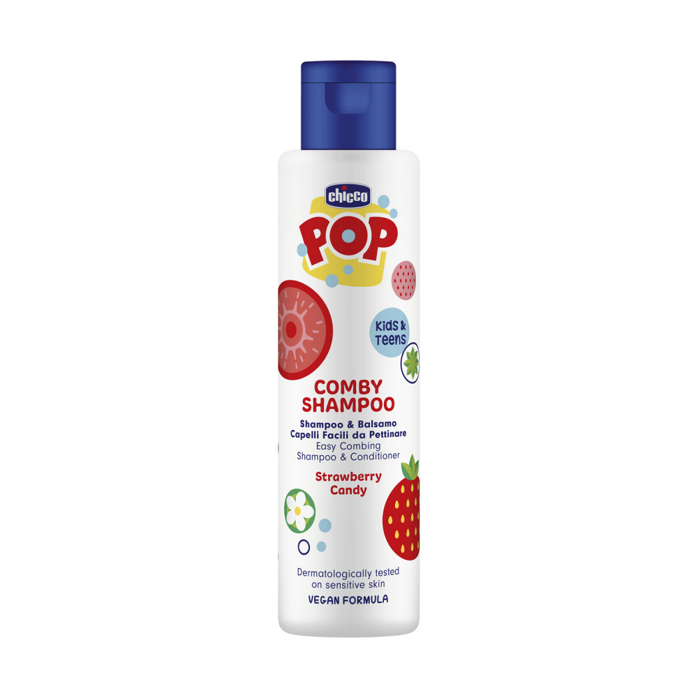 Șampon 2-în-1 Chicco POP Căpșuni pentru Copii - imagine 5