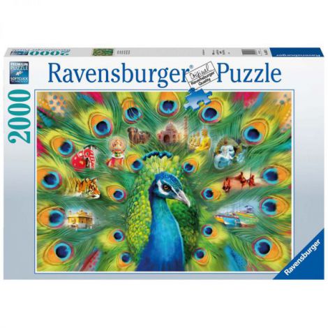 Puzzle Paun 2000 Piese - Calitate Ravensburger