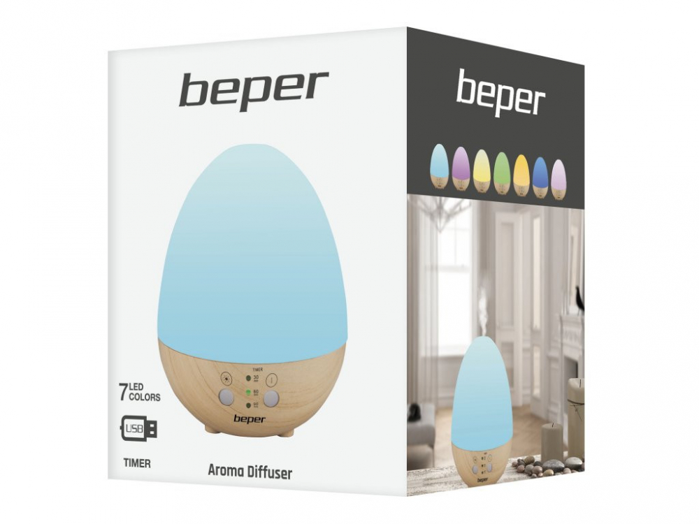Difuzor Aromaterapie Beper LED - Relaxare Proaspătă - imagine 2