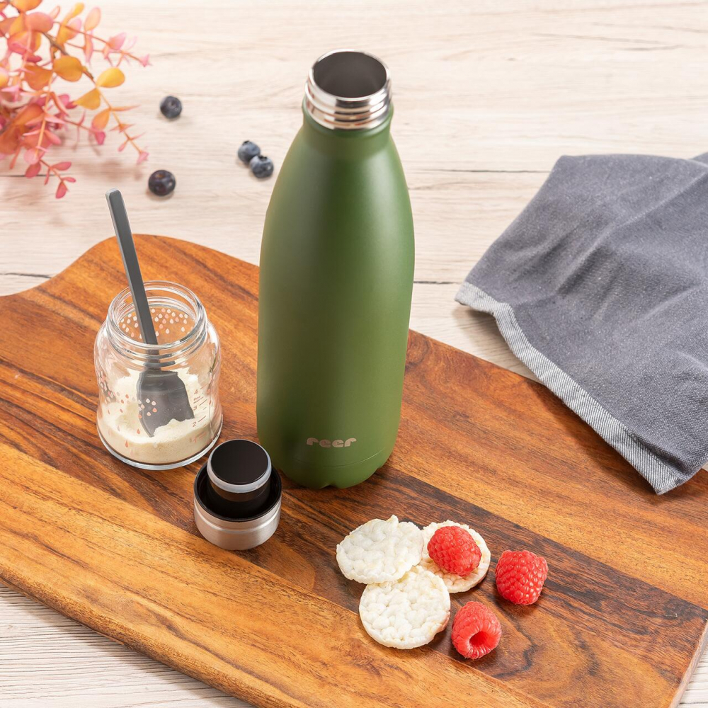 Sticlă Termică Reer 500ml Verde Inox - imagine 5