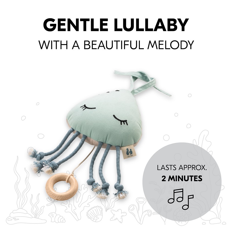 Hauck Jellyfish Jucărie Muzicală Moale pentru Somn - imagine 4
