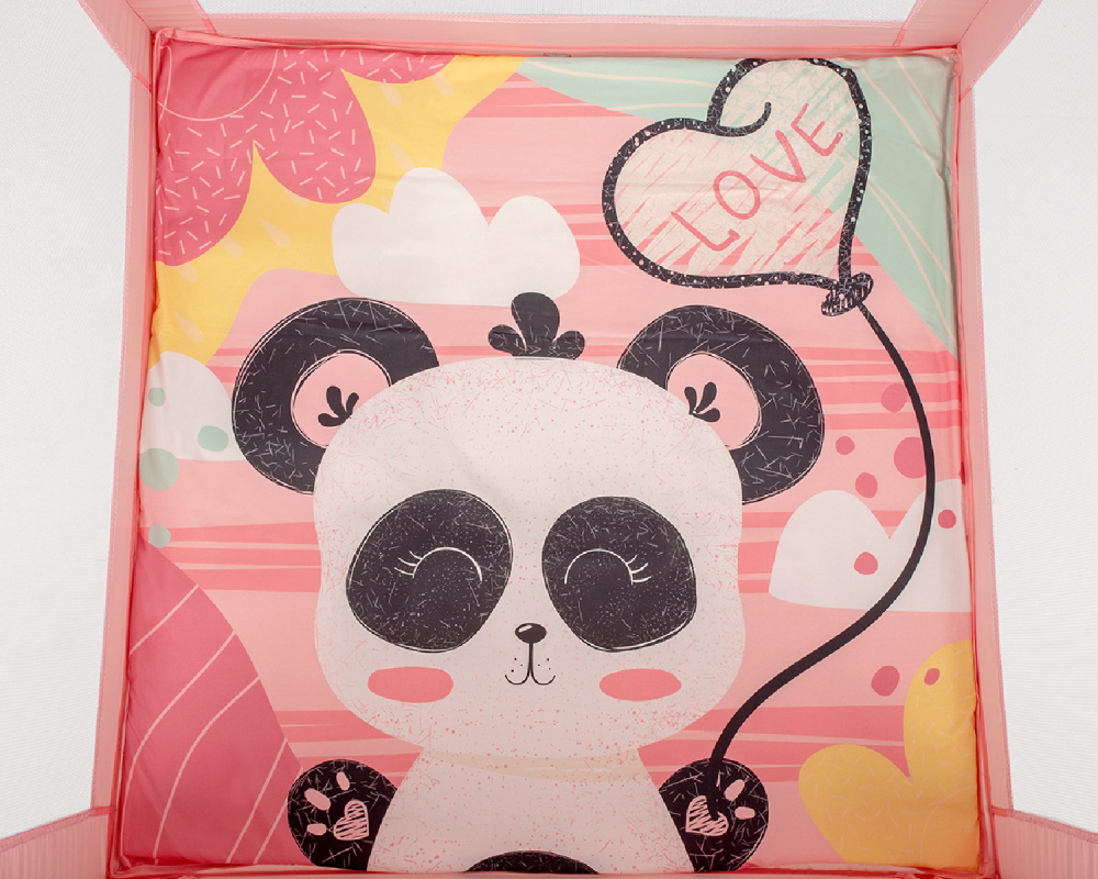 Tarc KikkaBoo Pink Panda, pliere compactă - imagine 2