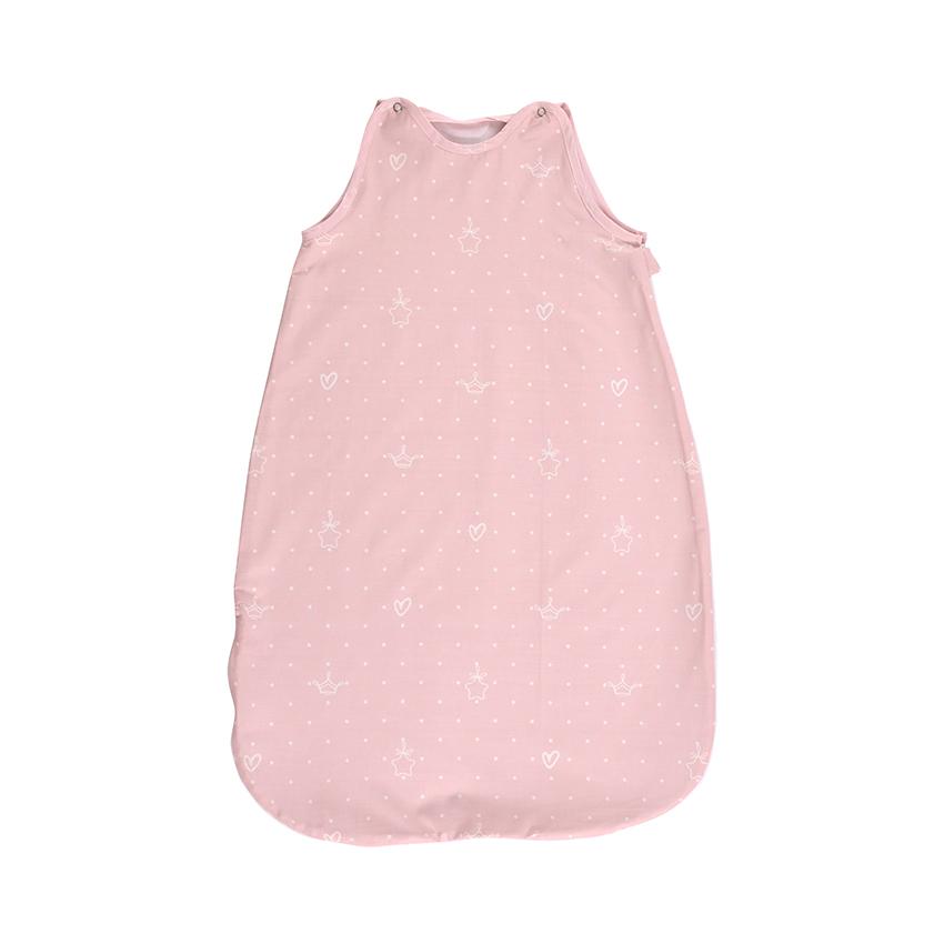 Sac de Dormit Little Bear Pink, Bumbac Ranforce, 85 cm