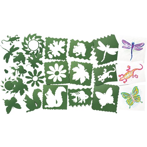 Set 10 Sabloane Natura Moje Bambino - Creative Learning