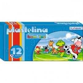 Plastilina 12 Culori Moje Bambino, 200g - imagine 4