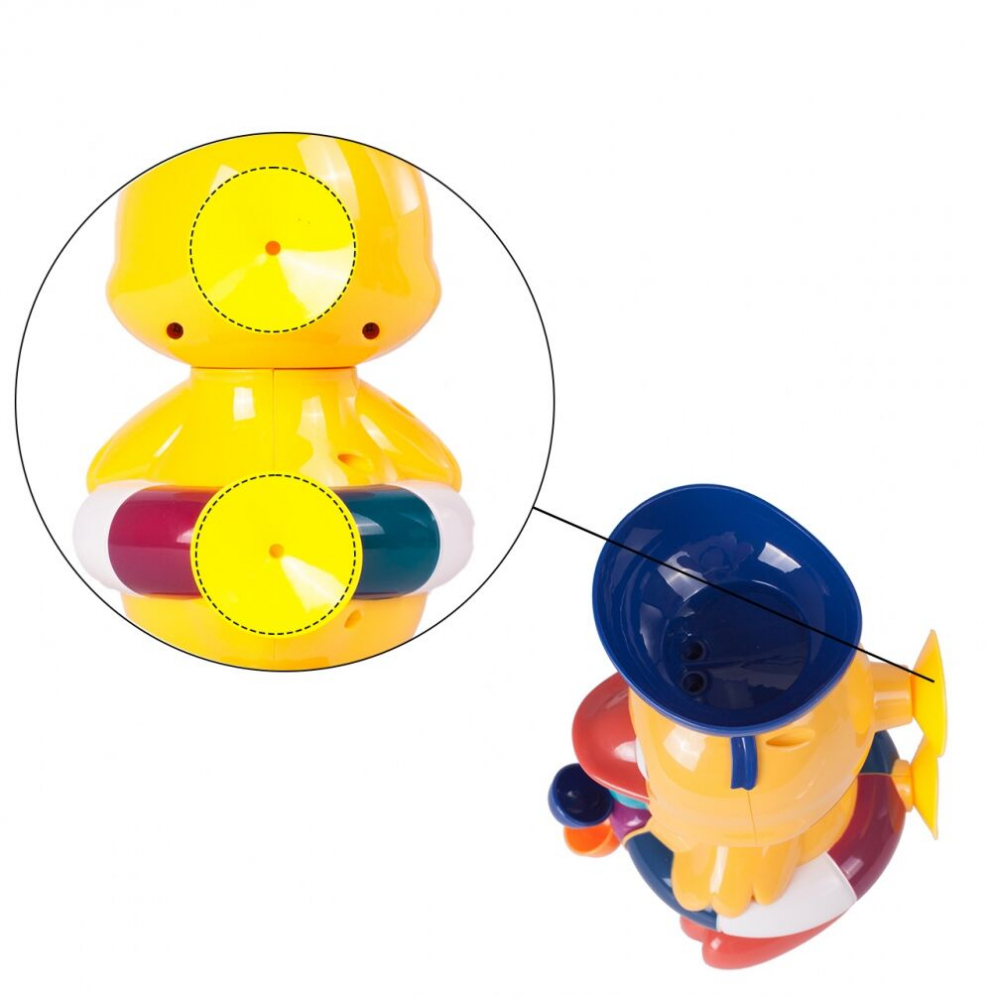 Malplay Ratusca de Baie cu Rotita Interactiva - imagine 10
