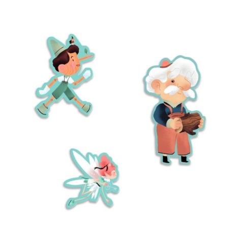 Puzzle Poveste Pinocchio Djeco - Joc Educativ - imagine 2