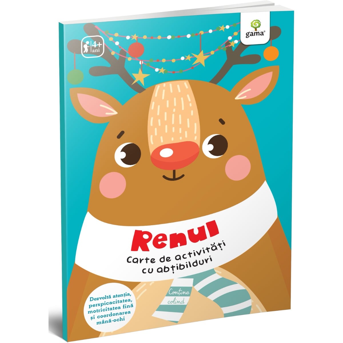 Carte de Activitati Craciun Renul Gama