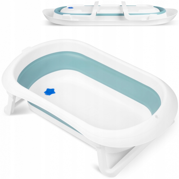 Cadita baie Ricokids albastra, pliabila - imagine 8