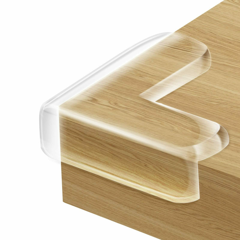 Set Protectii Colturi Feedo Transparente - Siguranta Copilului
