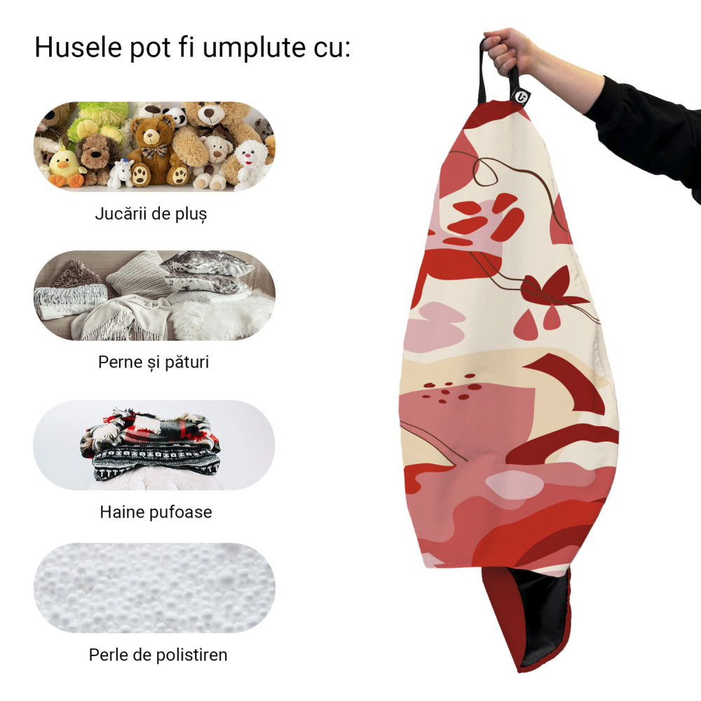 Husa Puf Para XL Abstract Jungle - Updeco