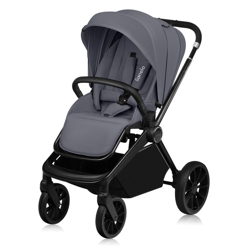 Lionelo Mika Plus Carucior 2in1 Gri Aluminiu - imagine 4