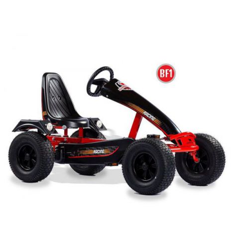 Dino Cars Camaro BF1 Kart cu Pedale Negru-Rosu