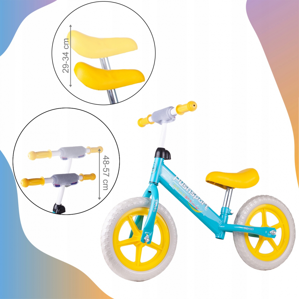 Bicicleta fara pedale Malplay, 12 inch - imagine 7