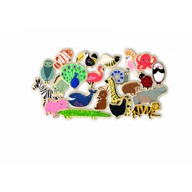 Set 42 Animale Magnetice Djeco Magnimo - imagine 3