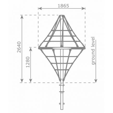 Escalada KBT Diamond pentru locuri de joacă publice - imagine 5