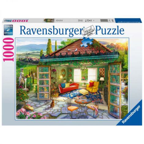 Puzzle Ravensburger Oaza Toscana 1000 piese Relaxare