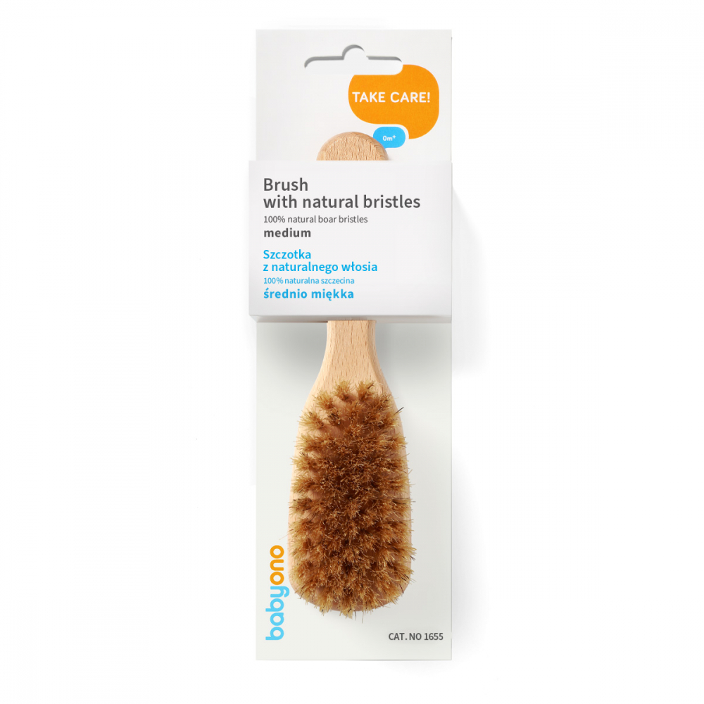 Perie Bebelusi Babyono din Lemn cu Peri Naturali - imagine 6