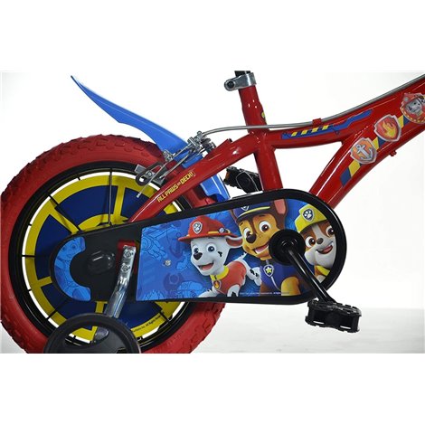 Bicicleta Paw Patrol 14" Dino Bikes pentru copii - imagine 3