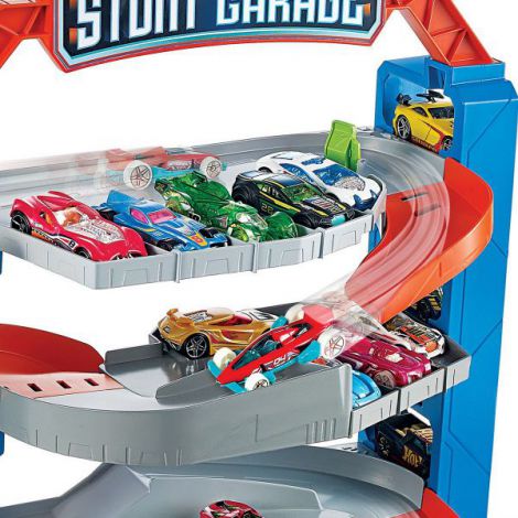 Hot Wheels Garaj Cu Cascadorii Mattel | Peste 20 Masinute - imagine 5
