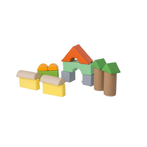 Set 15 Blocuri Spuma Moje Bambino Oeko-Tex