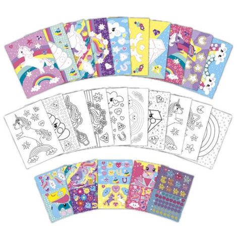 Totum Set Unicorn Abtibilduri Creativ 3+ - imagine 3
