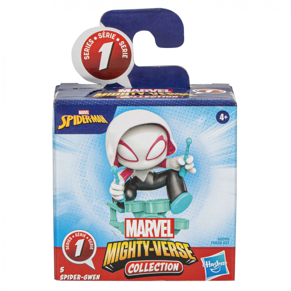 Figurina Spider-Gwen Hasbro 6cm, Marvel Mighty-Verse