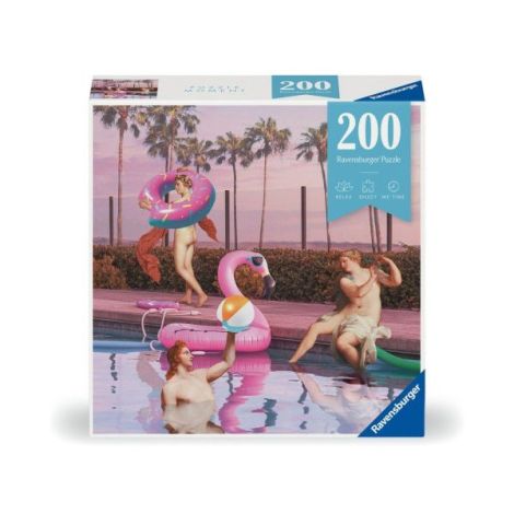 Puzzle Femei la Piscină 200 piese Ravensburger - imagine 2