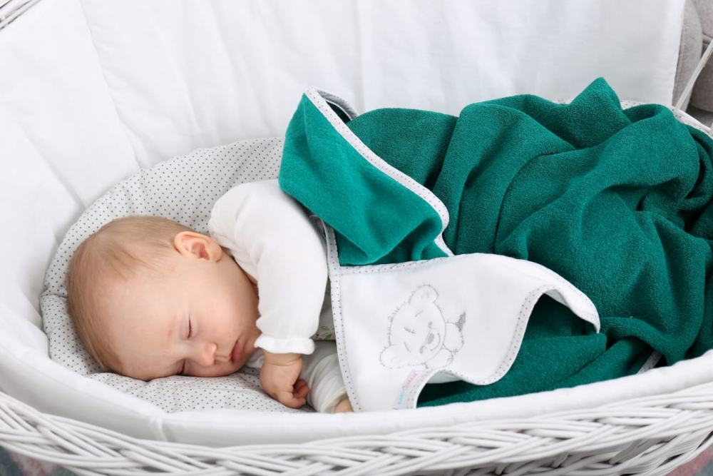 Prosop Baie BabyMam cu Gluga, 100% Bumbac