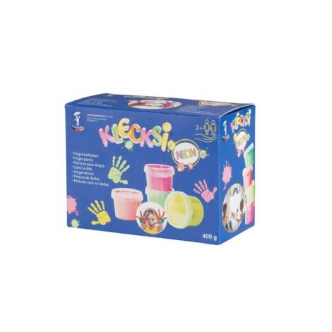 Plastilina Feuchtmann 4 Culori Neon pentru Creativitate - imagine 3