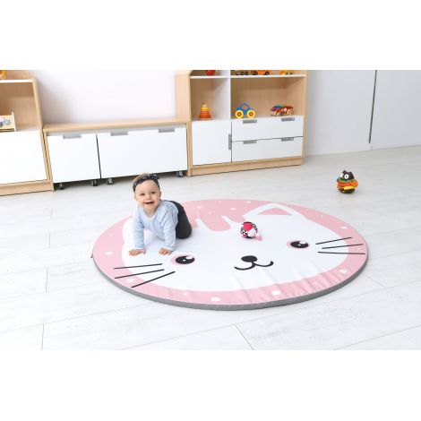 Saltea joaca Pisica Alba Moje Bambino, 140 cm - imagine 6