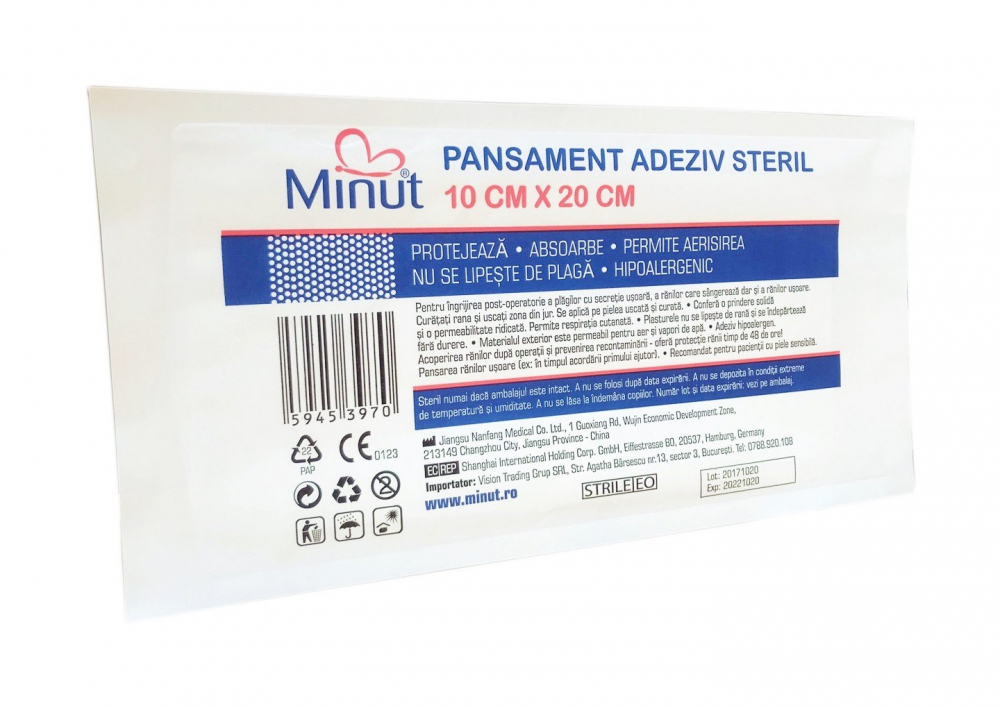 Pansament Steril Minut | Protecție Optimă Rănii