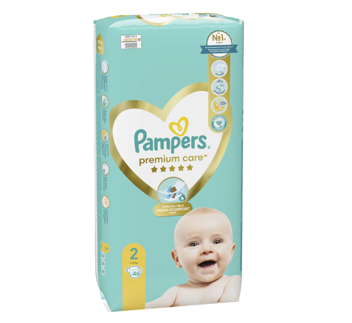Pampers Premium Care Marimea 2, 4-8 kg, 46 buc - imagine 3