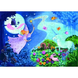 Puzzle Djeco Zâna și Unicornul, 36 piese - imagine 2
