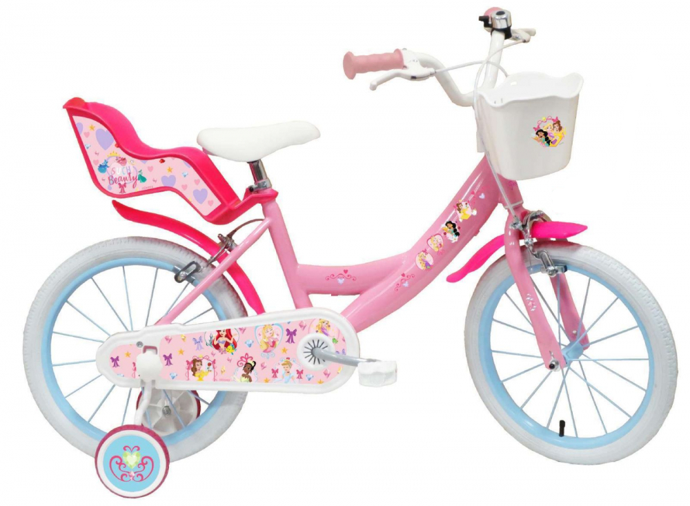 Bicicleta Denver Disney Princess 16 inch, Suport Papusi
