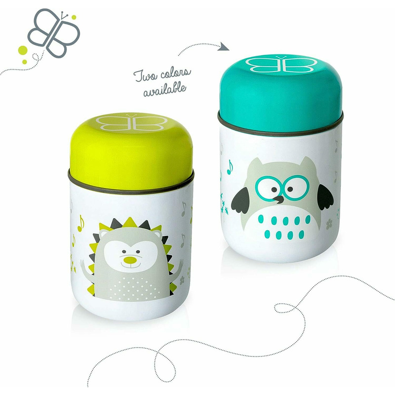 Termos Bbluv Food 300ml Aqua cu linguriță - imagine 8
