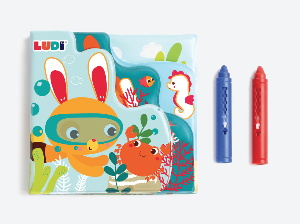 Carte de baie și colorat Ludi - imagine 2