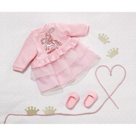 Baby Annabell Rochita si Pantofiori Zapf 36 cm - imagine 3