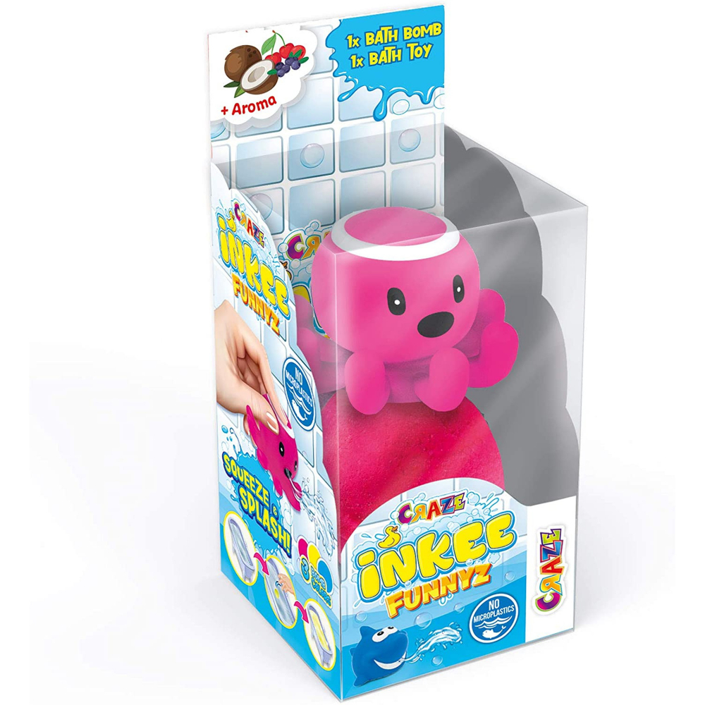 Forme Efervescente Inkee + Jucărie Baie Craze - imagine 8